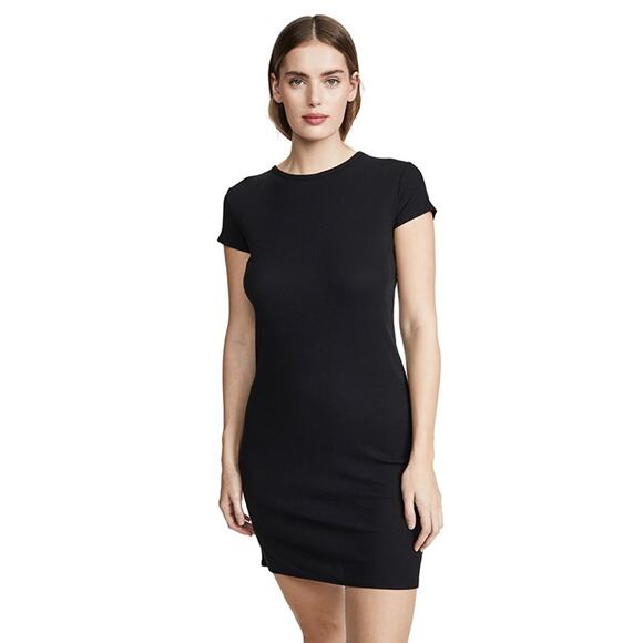 New Skarlett Blue Daydream T-Shirt Mini Dress in Black Women's Size L - Picture 1 of 8